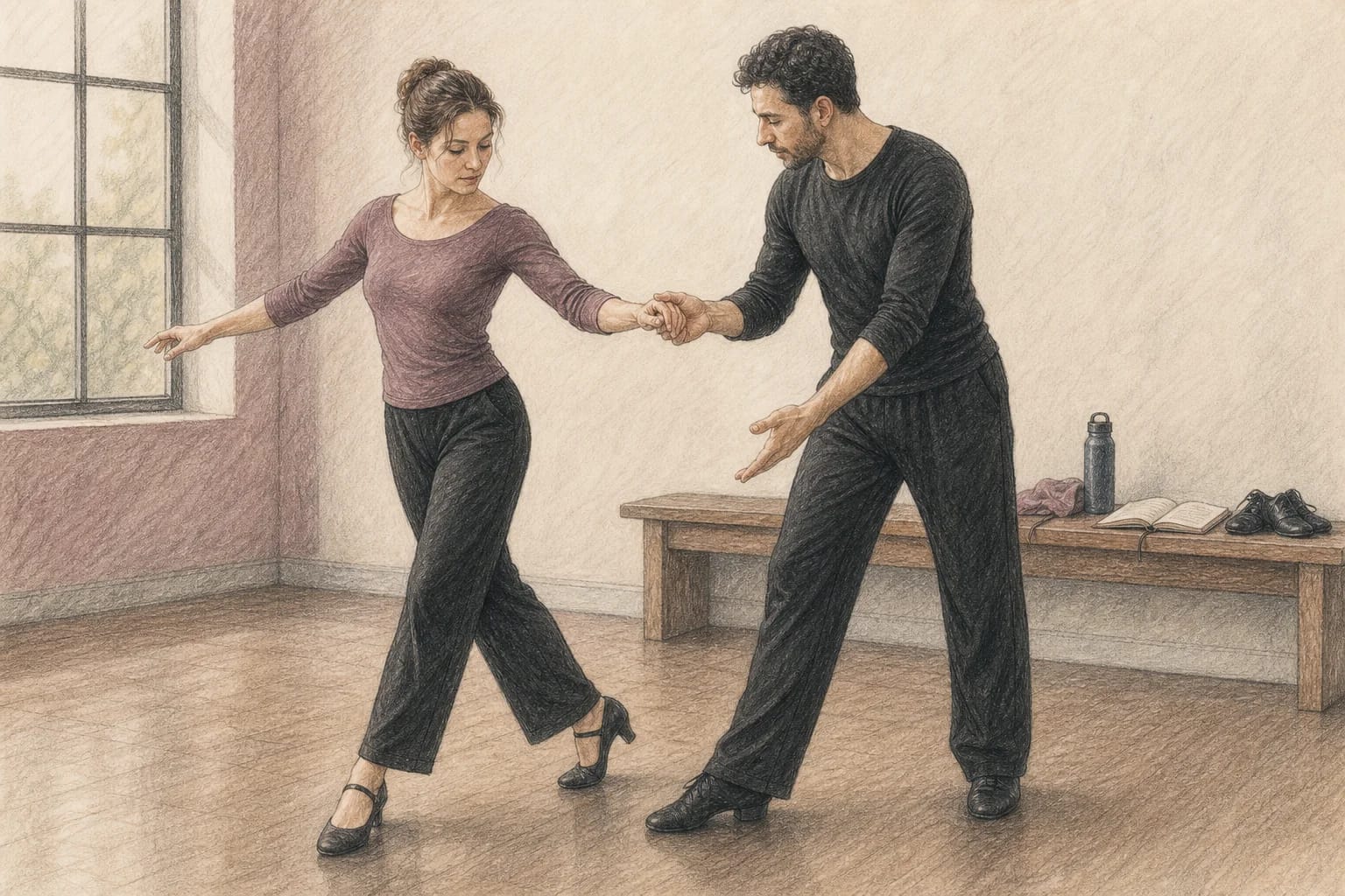 Illustrazione di una partnership Pro-Am durante una lezione tecnica