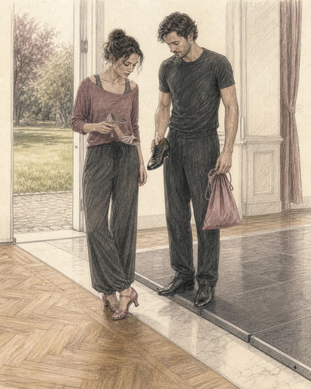 Scarpe e pavimento per il primo ballo: guida pratica — New Art&Motion Academy